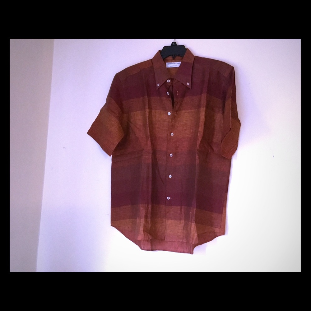 vintage man shirt size large by Marco Evani